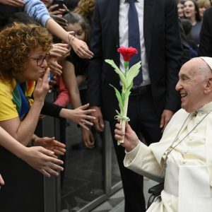 A better world can't be built 'lying on the couch,' pope tells children