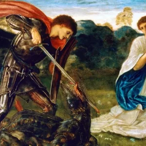 Did St. George really slay a dragon?