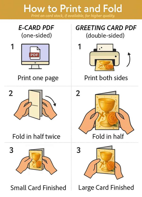 Card Printing Instructions