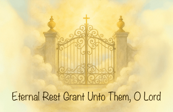 Eternal Rest Memorial Card